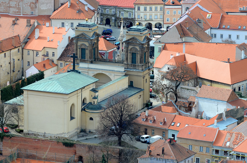 Mikulov - pvodn kostel sv. Anny s Loretou