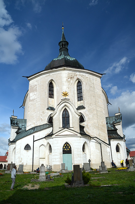 Poutn kostel Svatho Jana Nepomuckho na Zelen hoe