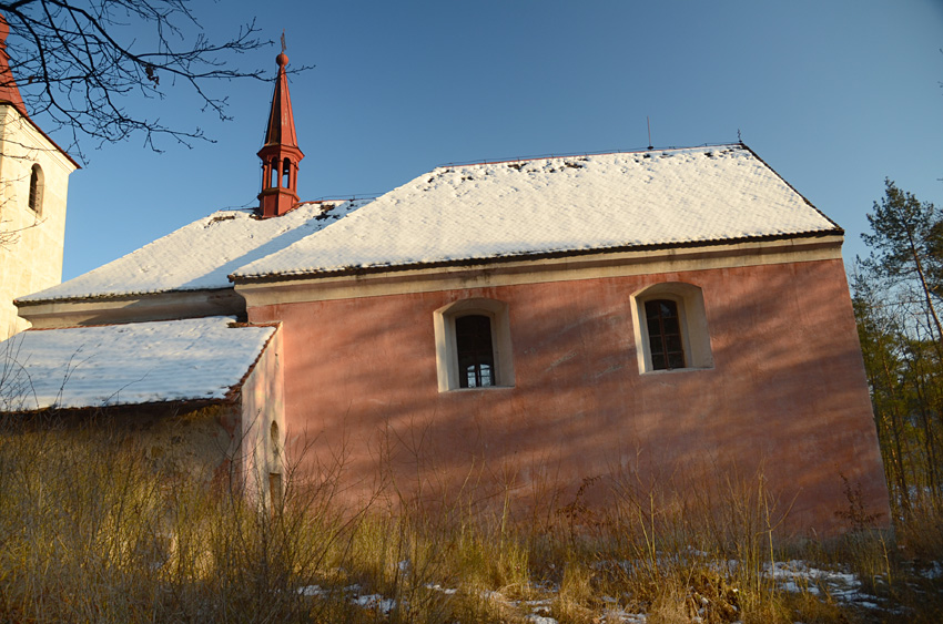 erven - kostel svatho Bartolomje