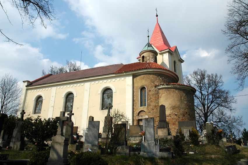 Rotunda a kostel svatho Martina - Kostelec u Kk