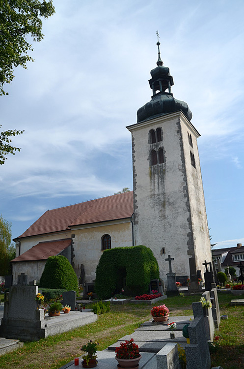 Olbramovice - kostel Vech svatch