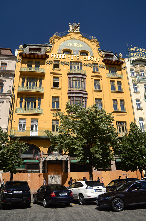 Grandhotel Evropa a Meran na Vclavskm nmst