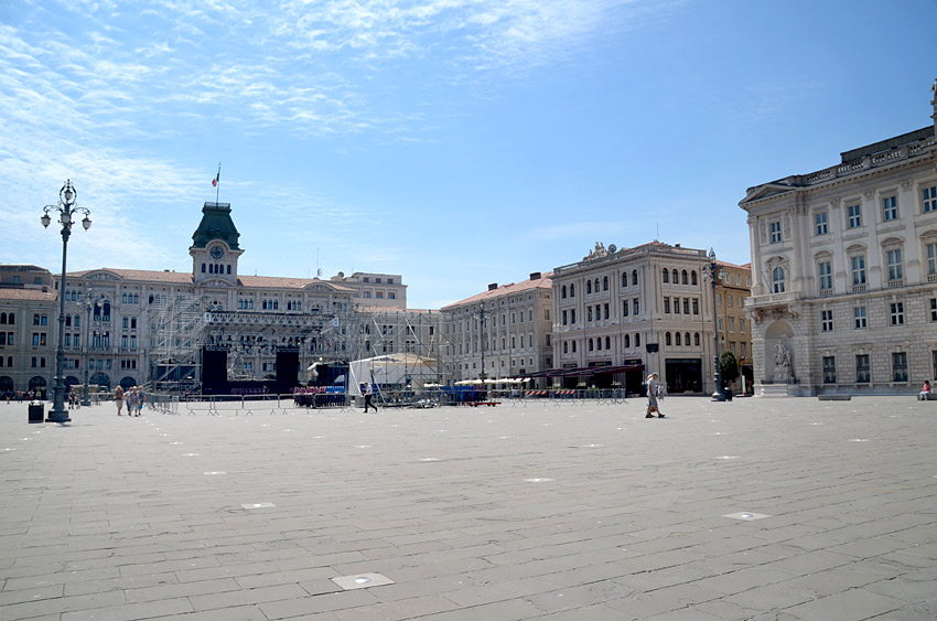 Terst - okol Piazza Unita