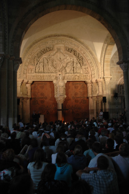 Vzelay - bazilika Sainte-Marie-Madeleine