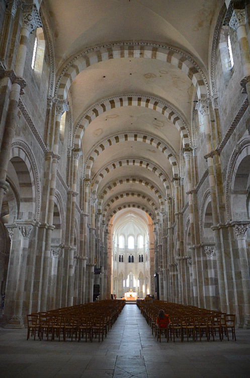 Vzelay - bazilika Sainte-Marie-Madeleine