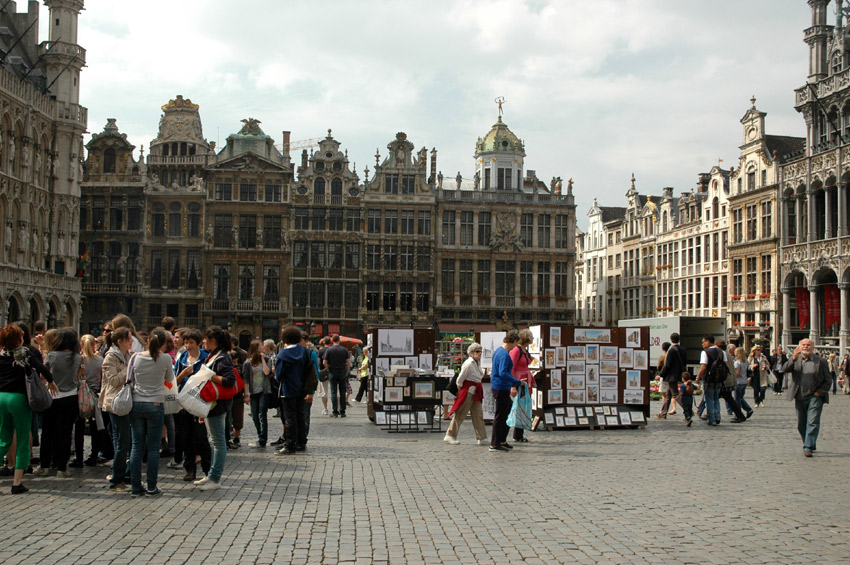 Nmst La Grand Place v Bruselu