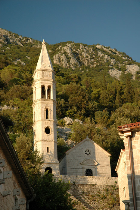 Perast - crkva Gospe od Ružarija