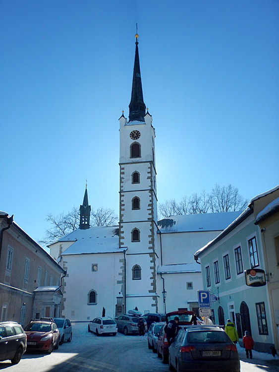 Frymburk - kostel svatého Bartoloměje