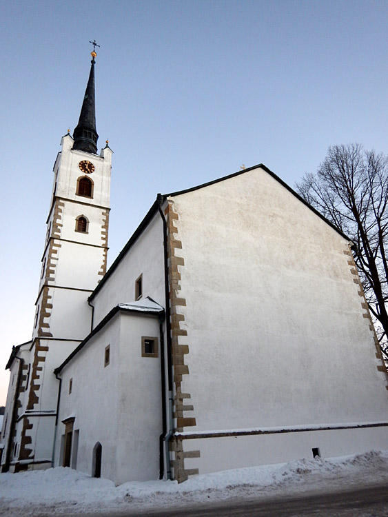 Frymburk - kostel svatého Bartoloměje