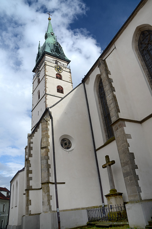 Jindřichův Hradec - kostel Nanebevzetí Panny Marie