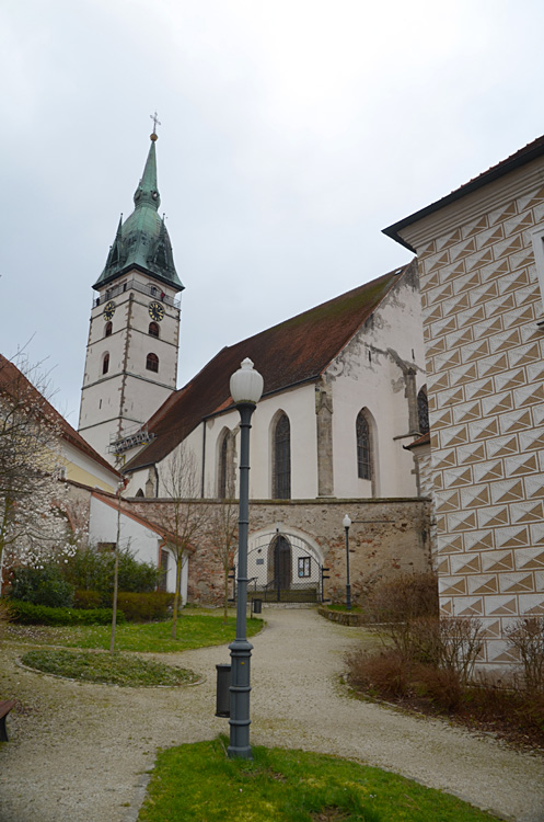 Jindřichův Hradec - kostel Nanebevzetí Panny Marie