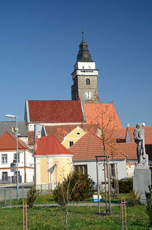 Slavonice - kostel Nanebevzetí Panny Marie