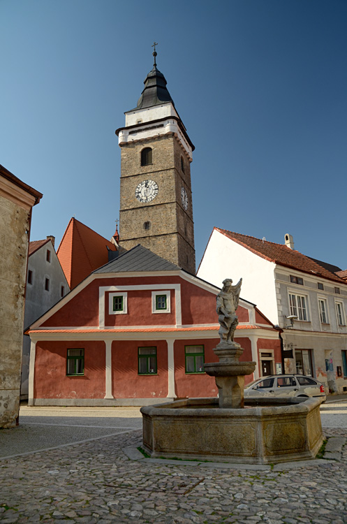 Slavonice - kostel Nanebevzetí Panny Marie