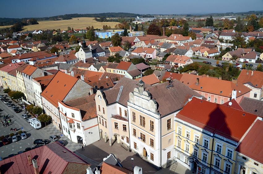 Slavonice - kostel Nanebevzetí Panny Marie