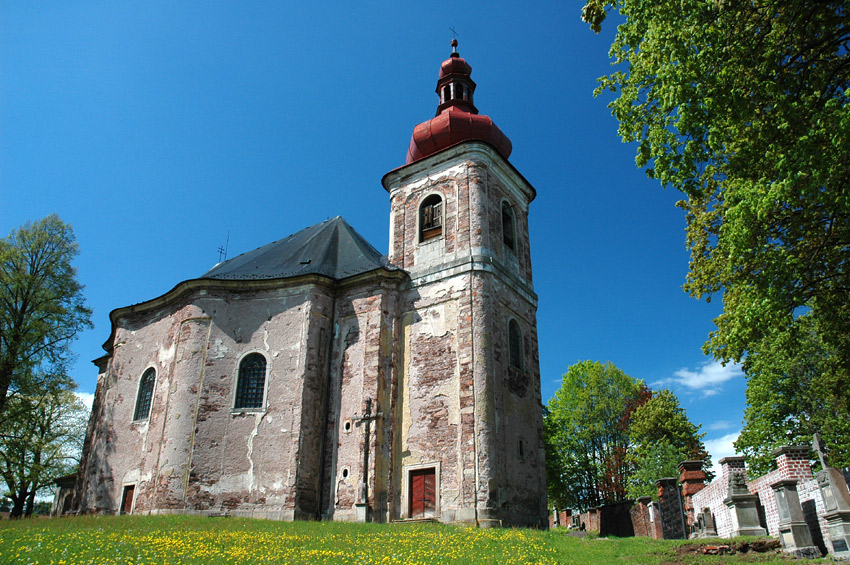 Heřmánkovice - kostel Všech svatých