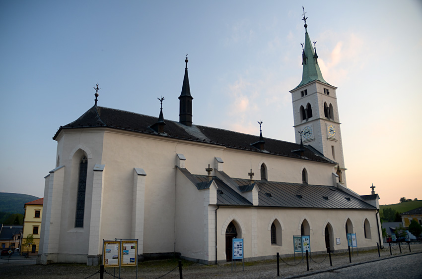 Kašperské Hory - kostel svaté Markéty
