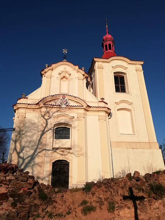 Sluštice - kostel svatého Jakuba Staršího