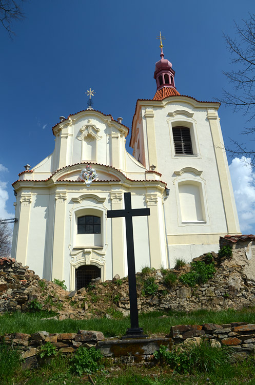 Sluštice - kostel svatého Jakuba Staršího