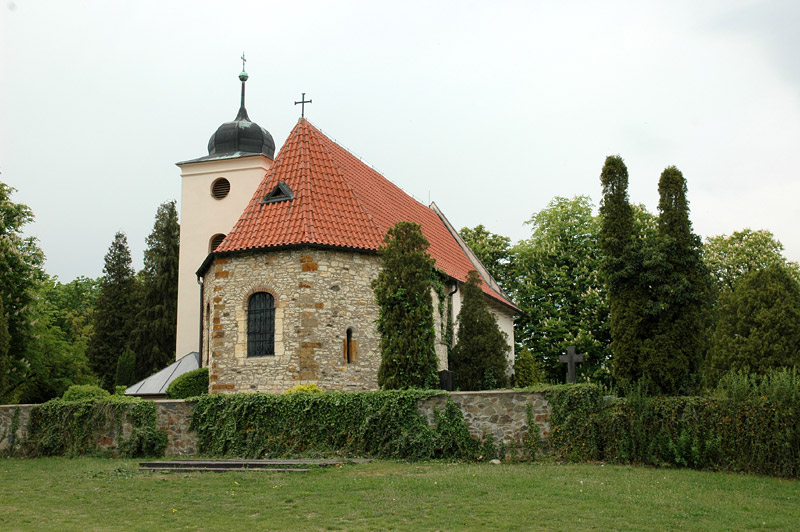 Levý Hradec - kostel svatého Klimenta