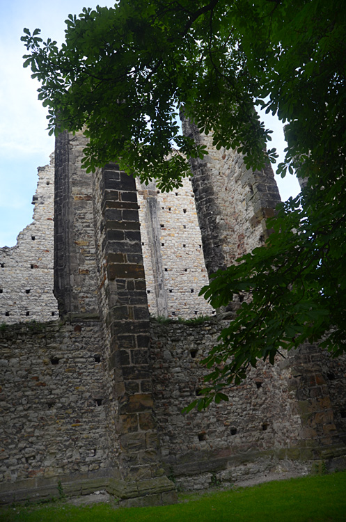 Panenský Týnec - nedostavěný kostel Panny Marie