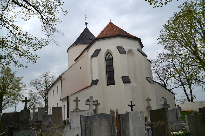 Častohostice - kostel svaté Barbory