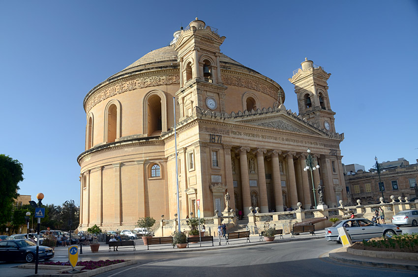 Mosta - rotunda Nanebevzetí Panny Marie