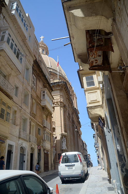 Valletta - bazilika Panny Marie Karmelské