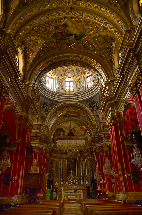 Valletta - bazilika svatého Dominika