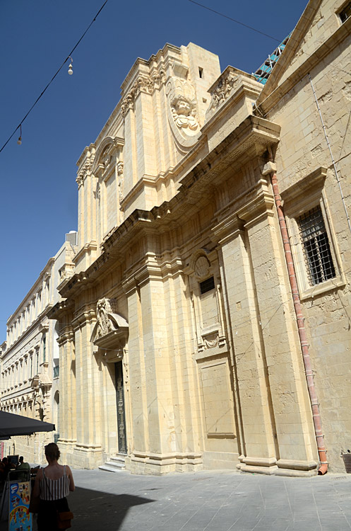 Valletta - jezuitský kostel