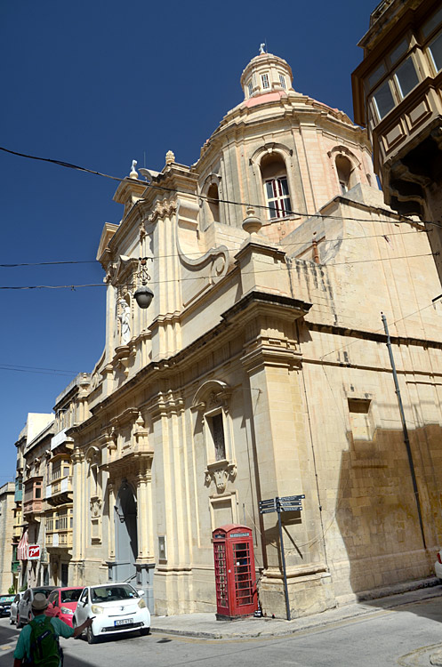 Valletta - kostel svatého Mikuláše