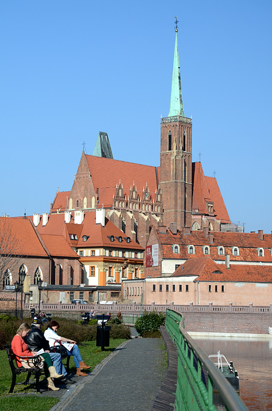 Wroclaw - kostel svatého Kříže a svatého Bartoloměje