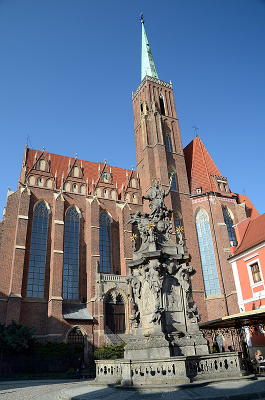 Wroclaw - kostel svatého Kříže a svatého Bartoloměje