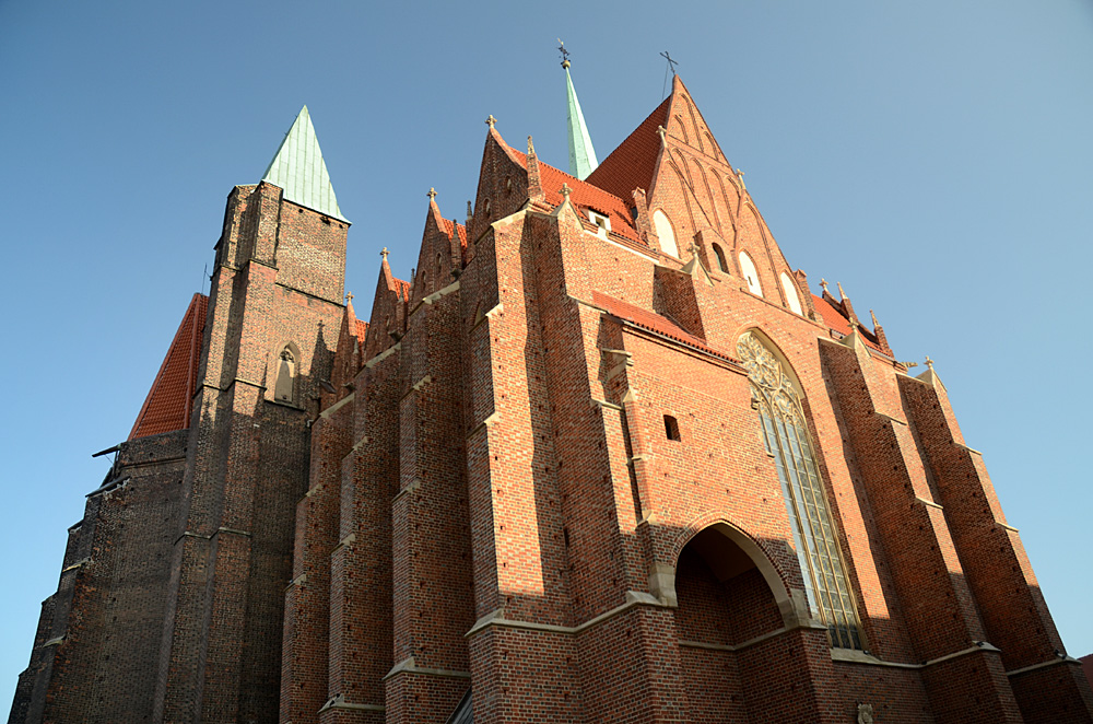 Wroclaw - kostel svatého Kříže a svatého Bartoloměje