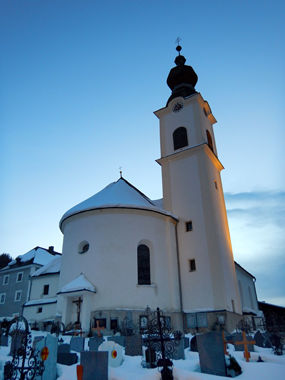 Haus im Ennstal - kostel svatého Jana Křtitele