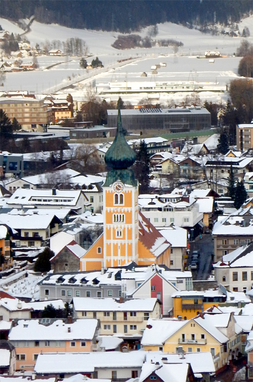 Schladming - kostel svatého Akátia