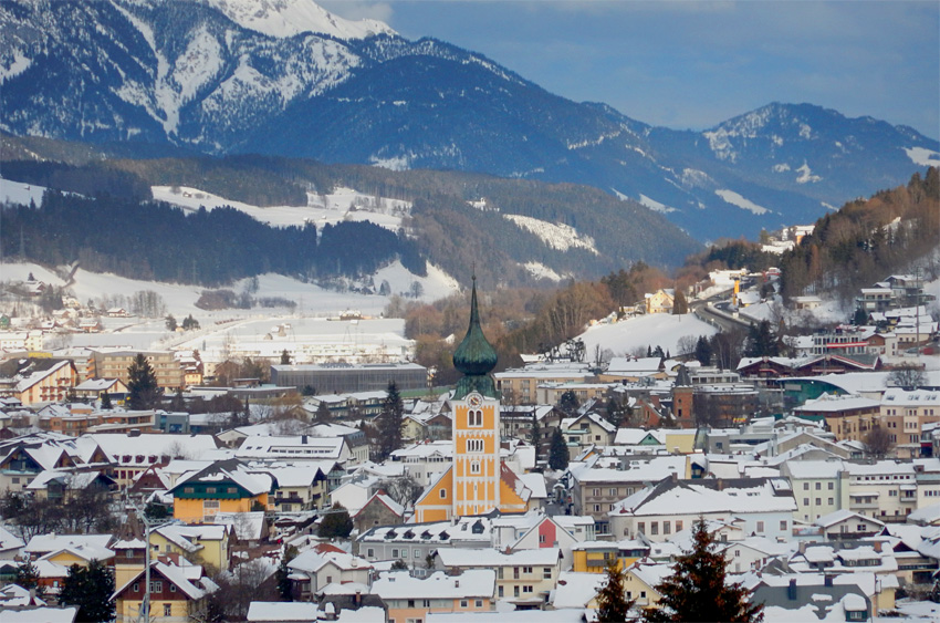 Schladming - kostel svatého Akátia