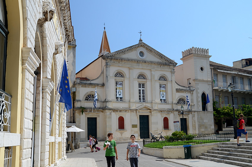 Korfu - katedrála svatého Jakuba a svatého Kryštofa