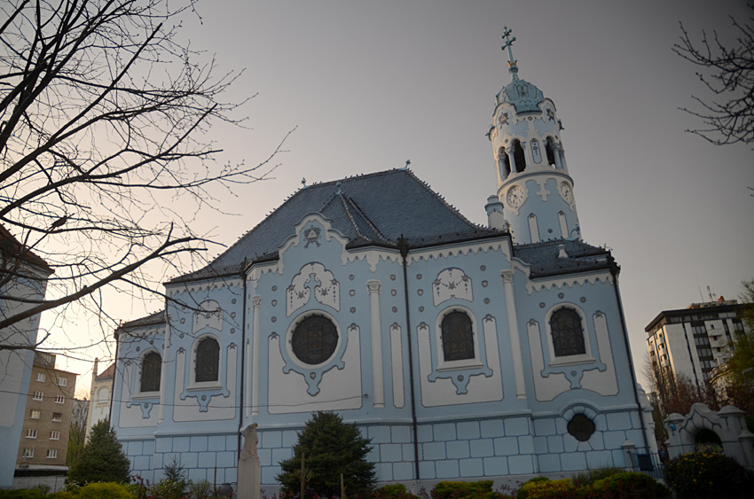 Bratislava - modrý kostelík