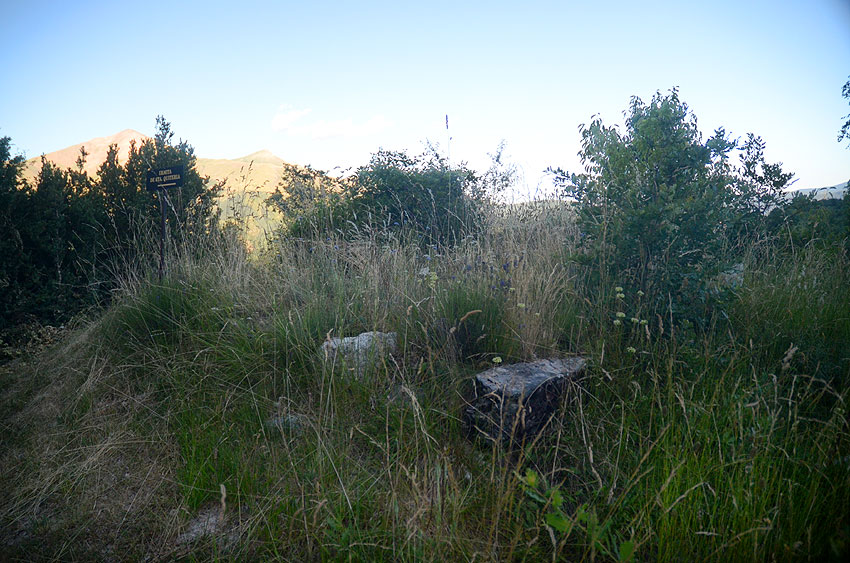 Chia - ermita Santa Quiteria (zřícenina)