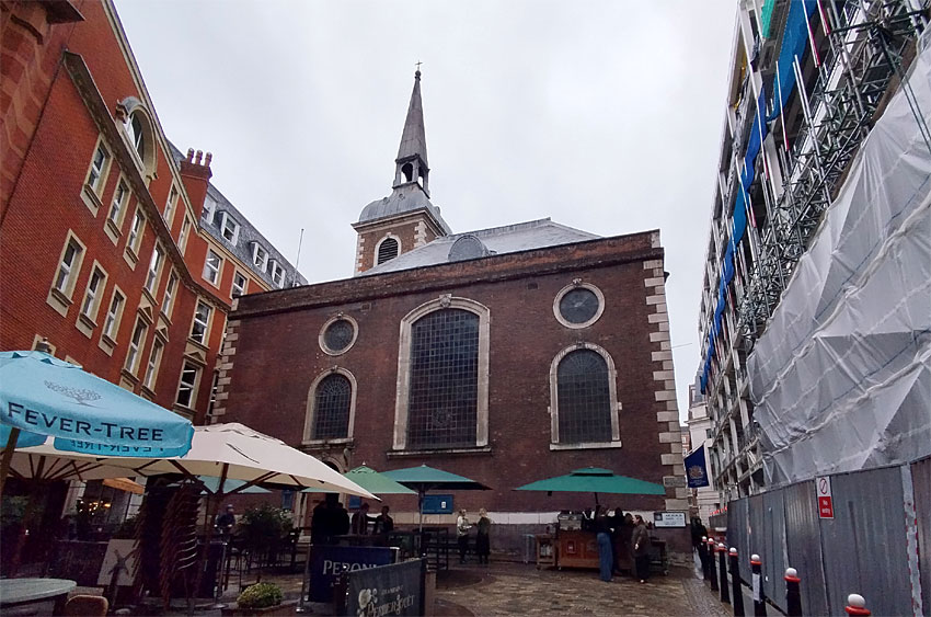 Londýn - St Mary Abchurch