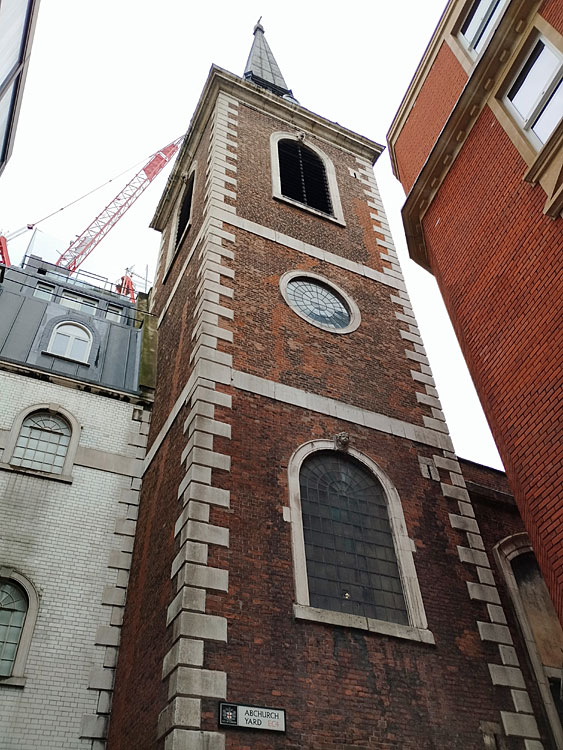 Londýn - St Mary Abchurch