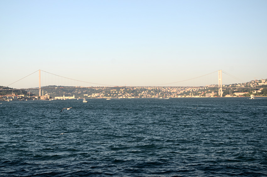 Istanbul - loď Kadiköy - Beşiktaş